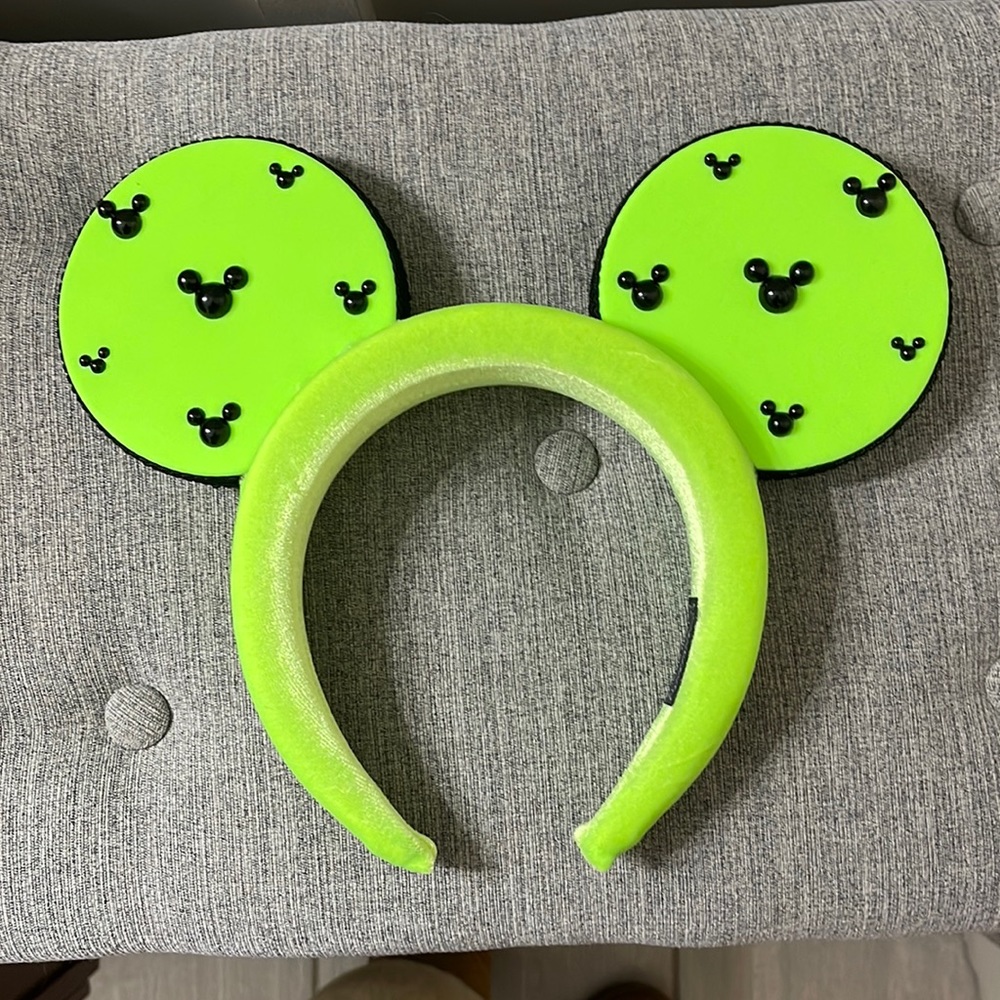 Disney Small Shop Neon Green Black Ears